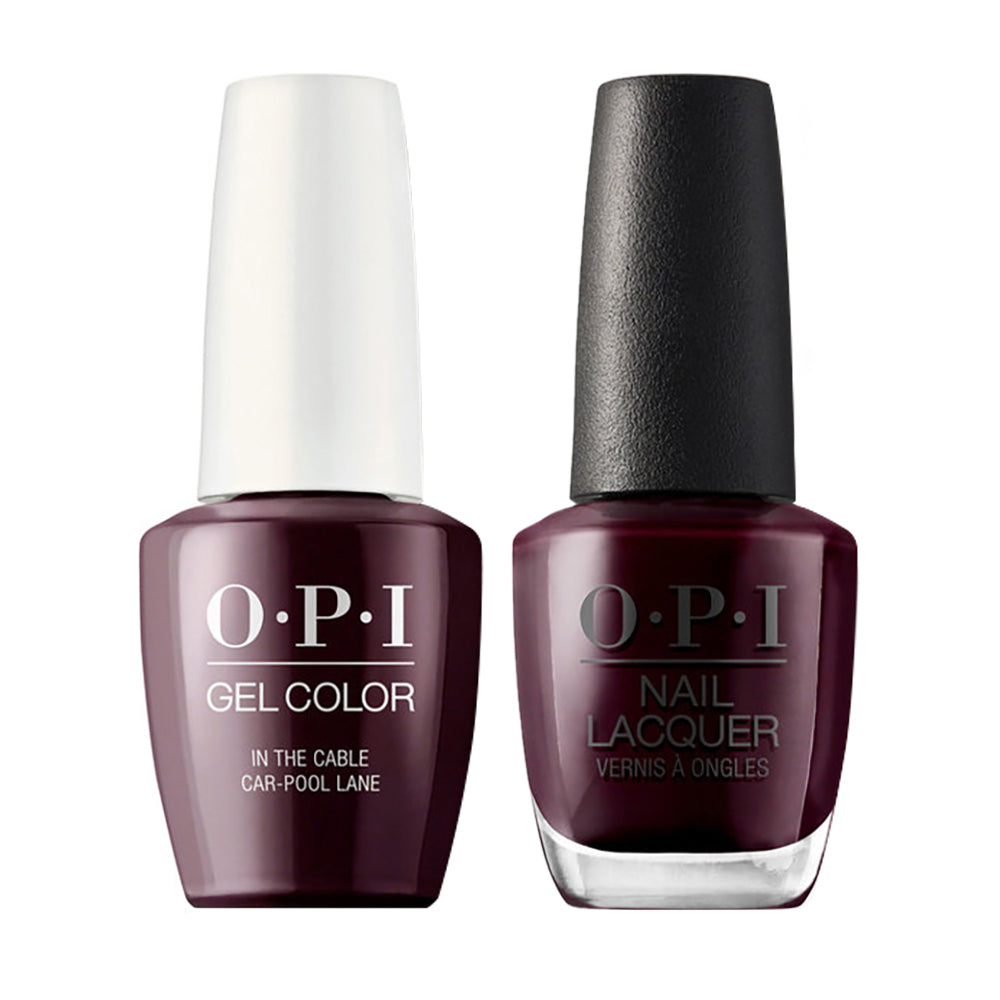 OPI Gel Nail Polish Duo - F62 In The Cable Car-Pool Lane - Purple Colors