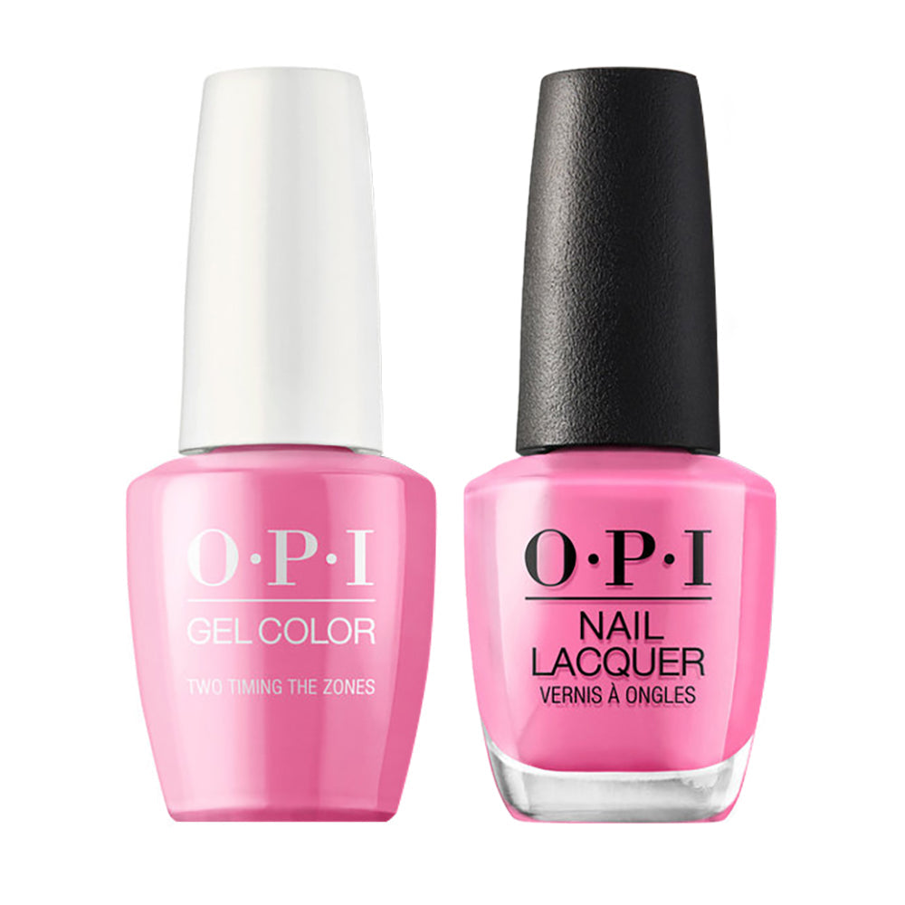 OPI Gel Nail Polish Duo - F80 Two-timing the Zones - Pink Colors