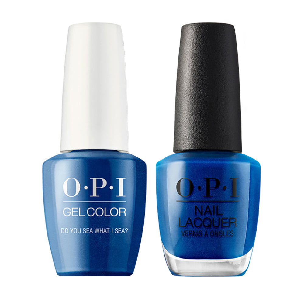 OPI Gel Nail Polish Duo - F84 Do You Sea What I Sea? - Blue Colors