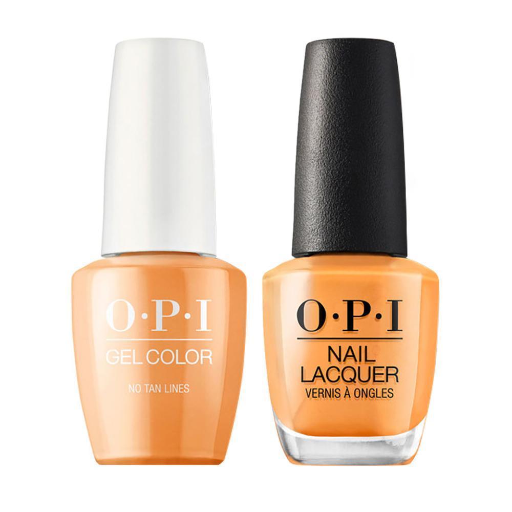 OPI Gel Nail Polish Duo - F90 No Tan Lines - Orange Colors