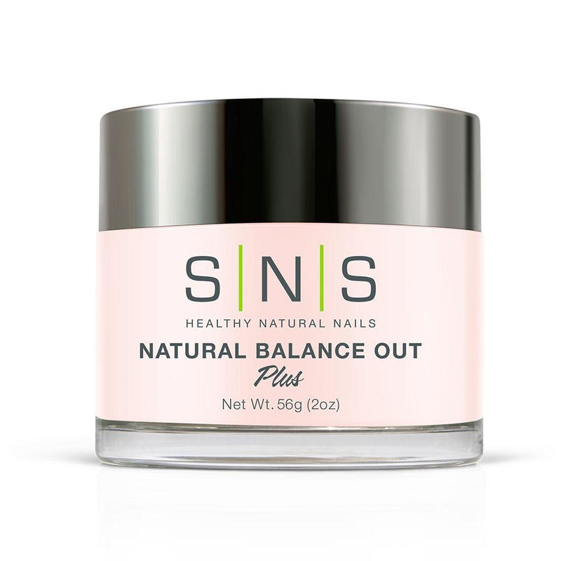 SNS Natural Balance Out Dipping Powder Pink & White - 2 oz