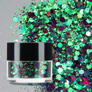 LDS Fairytale Glitter Nail Art - FT05 - Magic Show - 0.5 oz