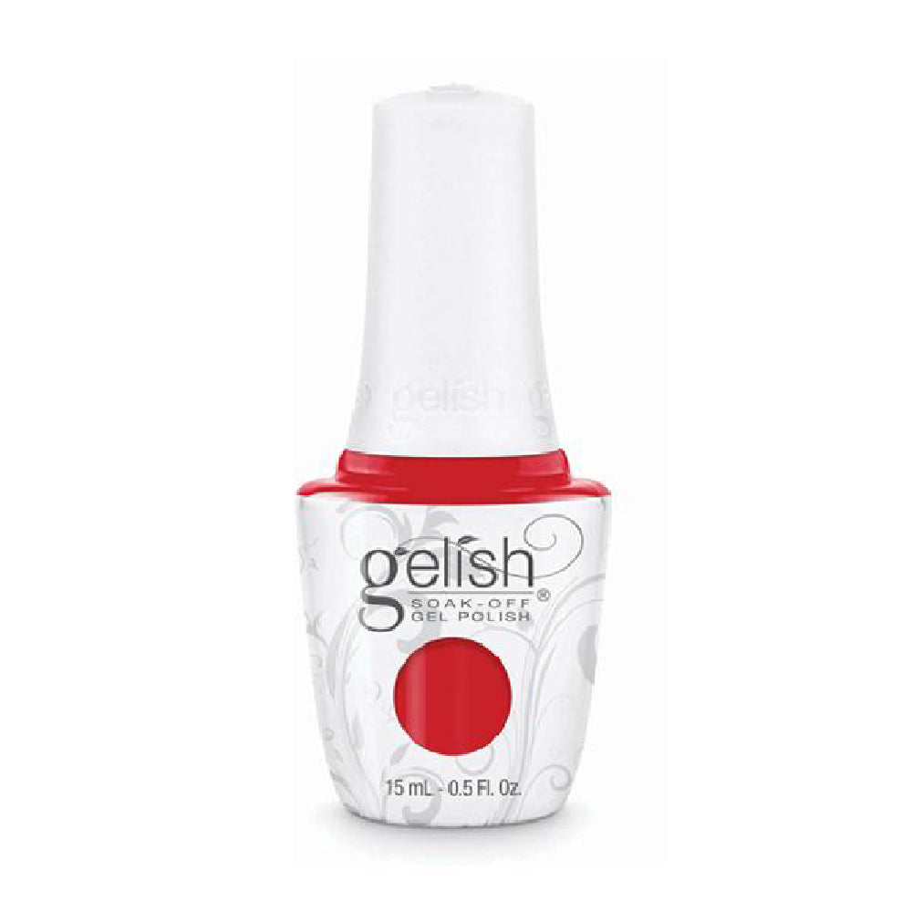 Gelish Nail Colours - Red Gelish Nails - 804 Fire Cracker - 1110804