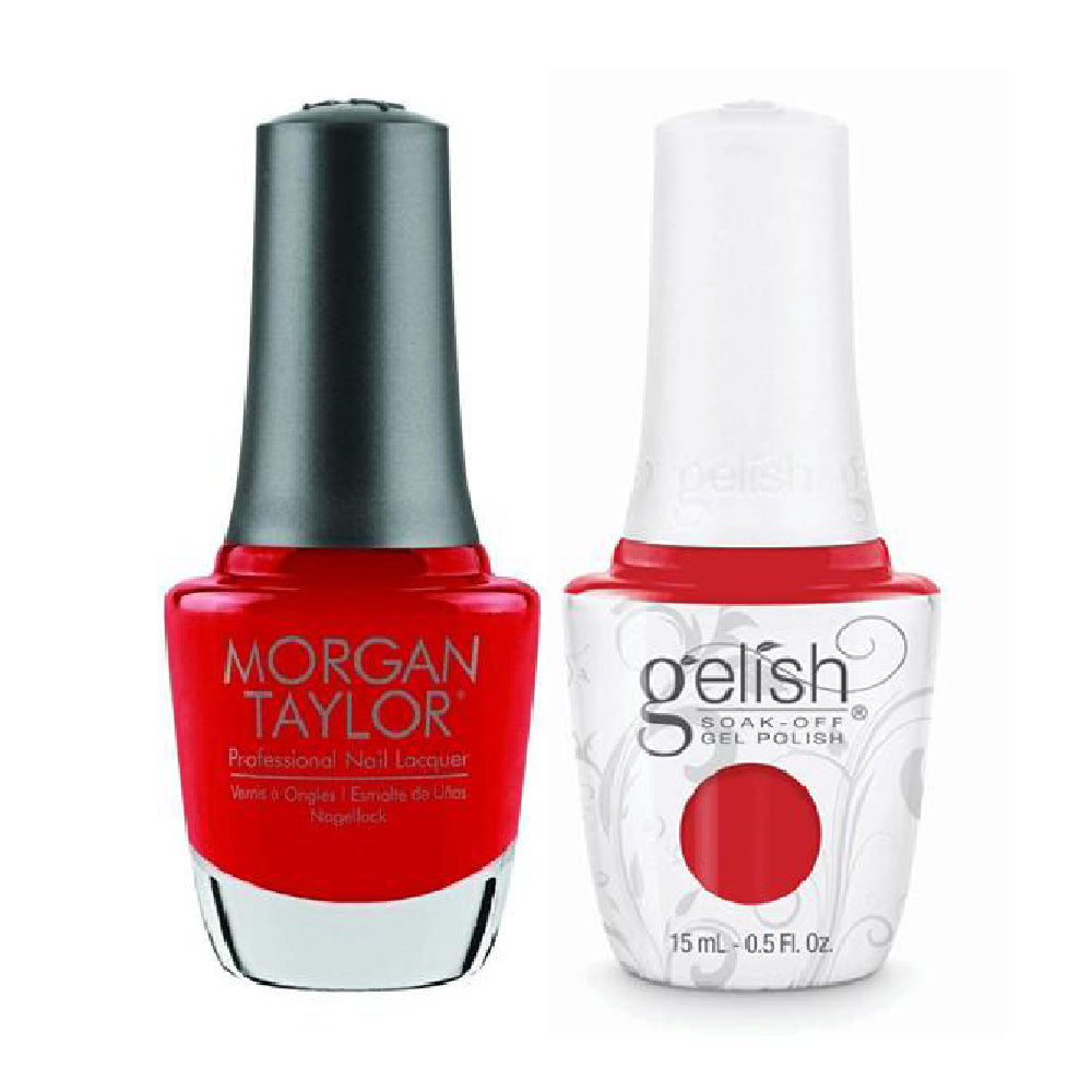 Gelish GE 804 - Fire Cracker - Gelish & Morgan Taylor Combo 0.5 oz