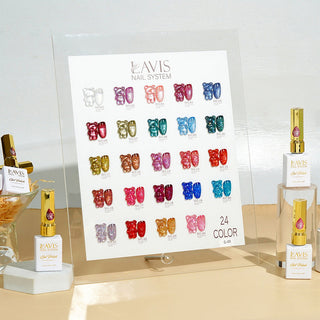 LAVIS Glitter G03 - Gel Polish 0.5 oz - Barbie Collection