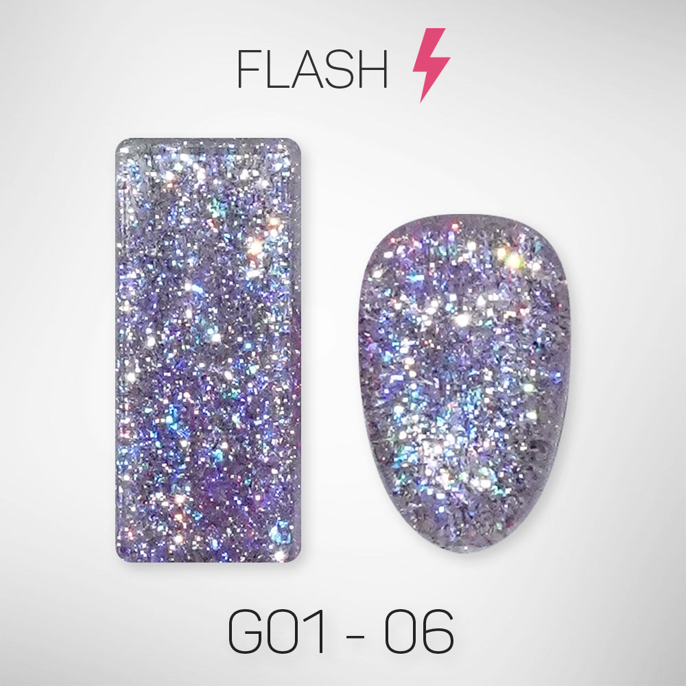 LAVIS Glitter G01 - Gel Polish 0.5oz - Galaxy Collection