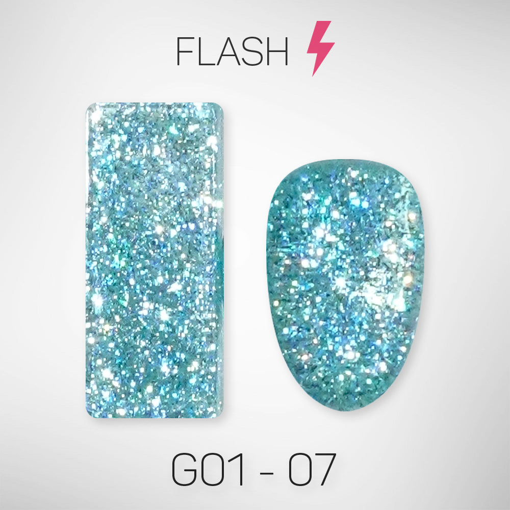 LAVIS Glitter G01 - Gel Polish 0.5oz - Galaxy Collection