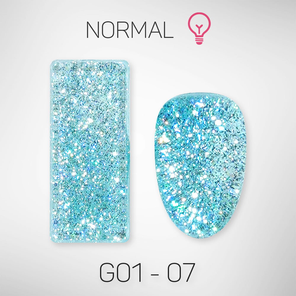 LAVIS Glitter G01 - Gel Polish 0.5oz - Galaxy Collection