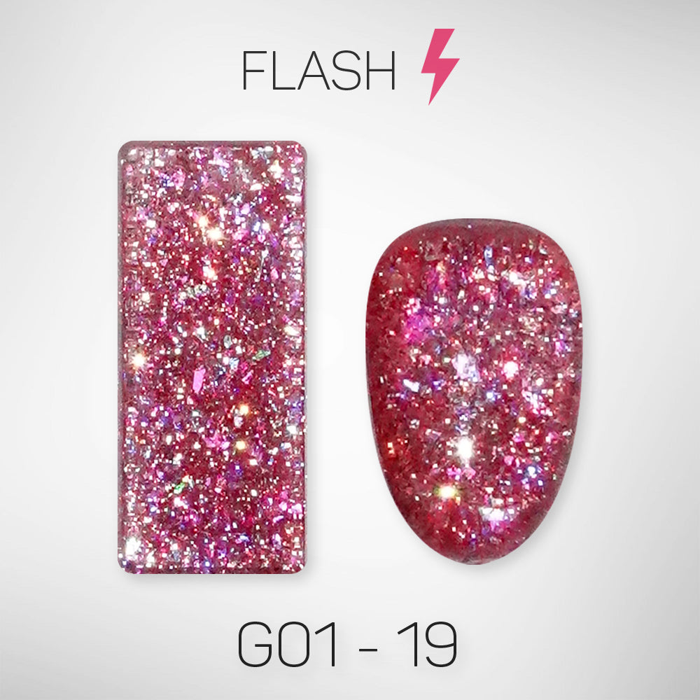 LAVIS Glitter G01 - Gel Polish 0.5oz - Galaxy Collection