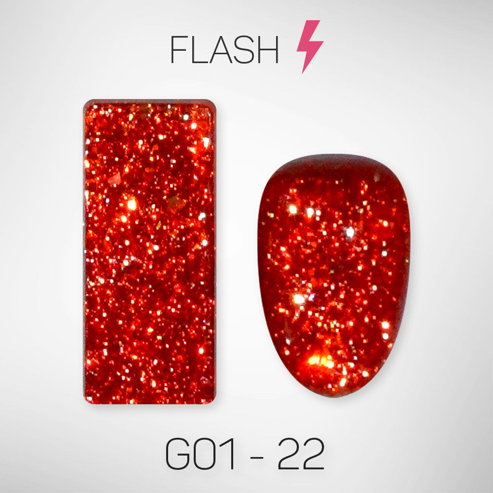 LAVIS Glitter G01 - 22 - Gel Polish 0.5 oz - Galaxy Collection