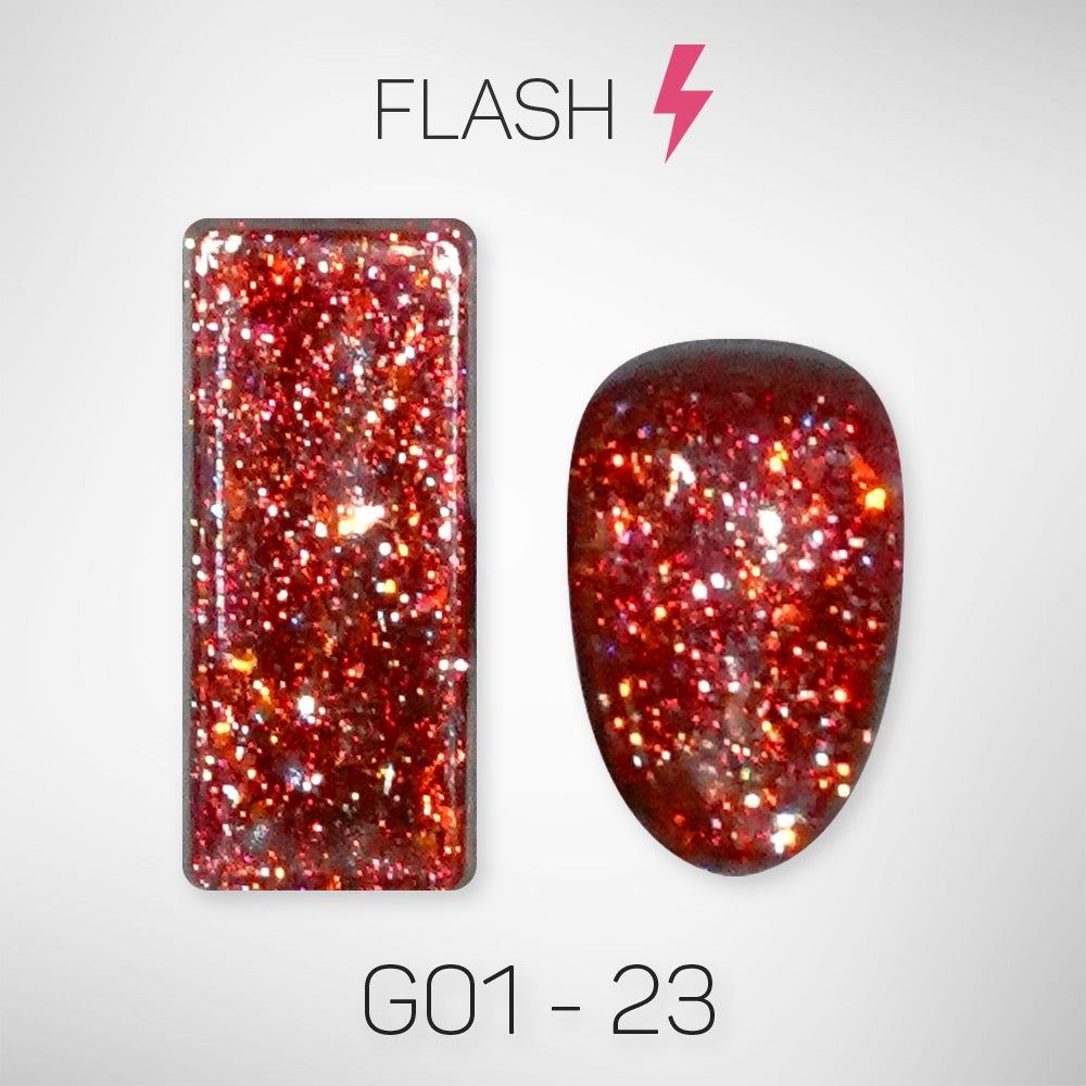 LAVIS Glitter G01 - Gel Polish 0.5oz - Galaxy Collection