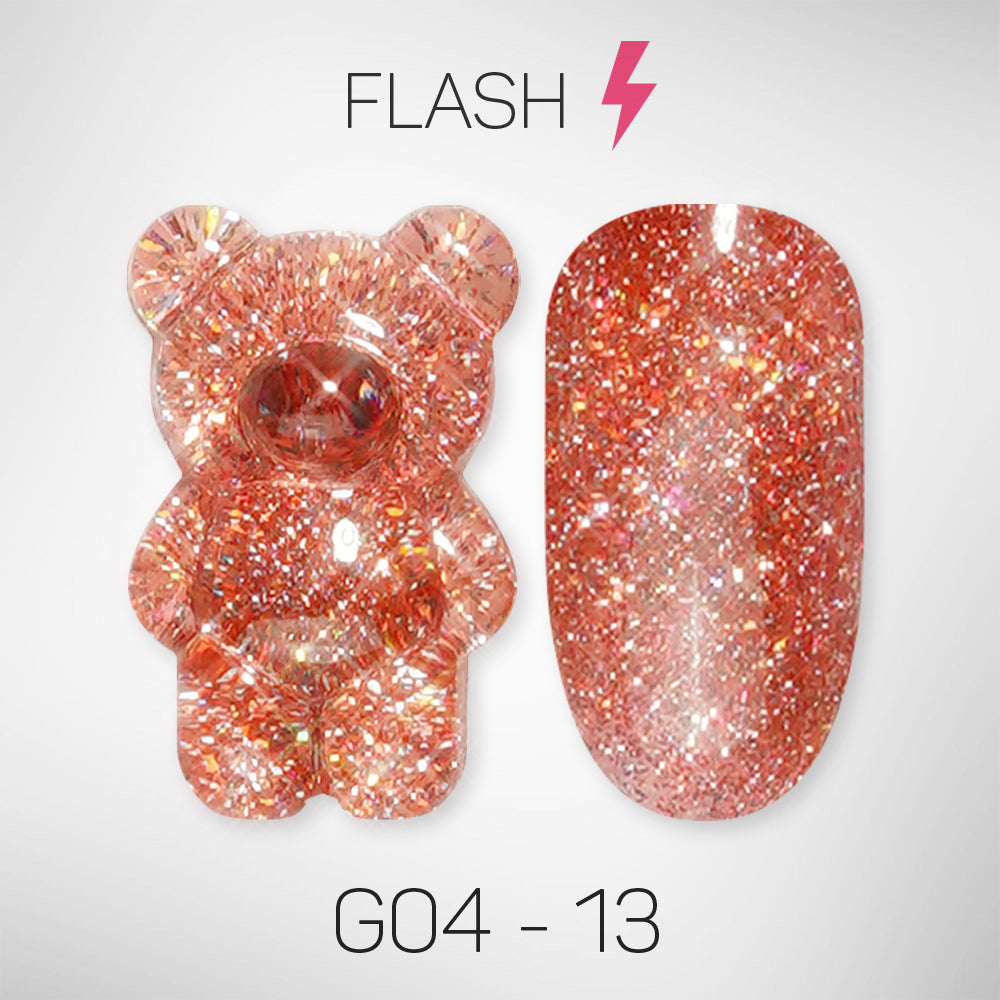 LAVIS Glitter G04 - 13 - Gel Polish 0.5 oz - Couture Collection