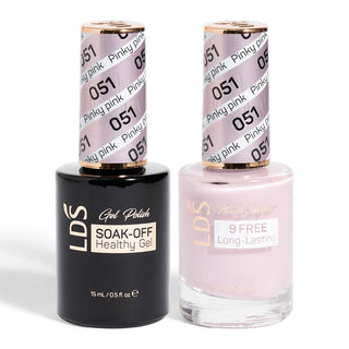 LDS Holiday Gift Bubdle: 4 Gel Polishes, 1 Base Gel, 1 Top Gel - 051, 053, 055, 149