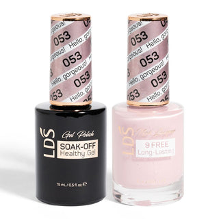 LDS Holiday Gift Bubdle: 4 Gel Polishes, 1 Base Gel, 1 Top Gel - 051, 053, 055, 149