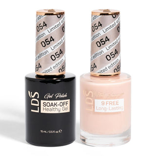 LDS Holiday Gift Bubdle: 4 Gel Polishes, 1 Base Gel, 1 Top Gel - 036, 049, 050, 054