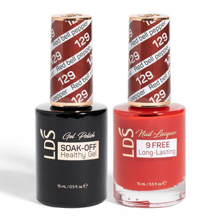 LDS Holiday Gift Bubdle: 4 Gel Polishes, 1 Base Gel, 1 Top Gel - 031, 033, 070, 129