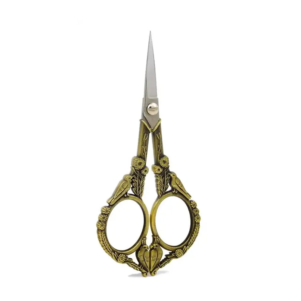 Vintage plum blossom scissors classic design - Gold