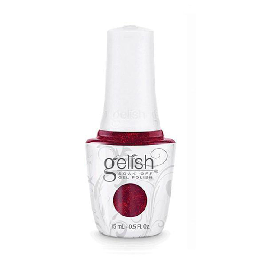 Gelish Nail Colours - Red Gelish Nails - 842 Good Gossip - 1110842