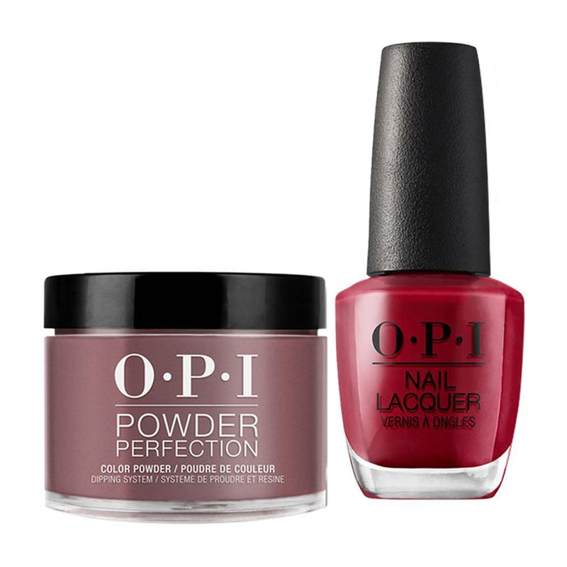 OPI - Dip & Lacquer Combo - H02 Chick Flick Cherry