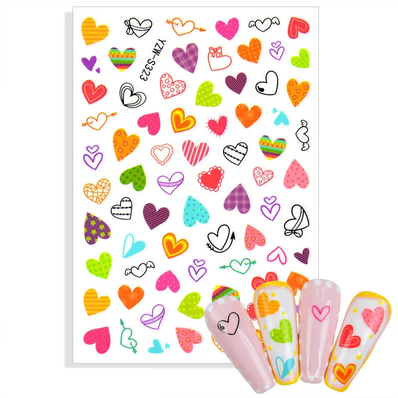 Nail Art Stickers - YZW-S323