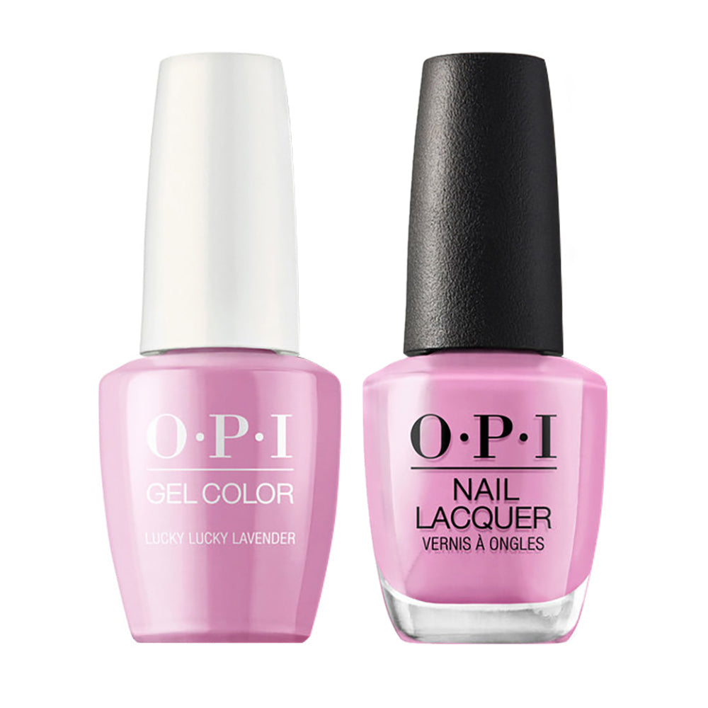 OPI Gel Nail Polish Duo - H48 Lucky Lucky Lavender - Pink Colors
