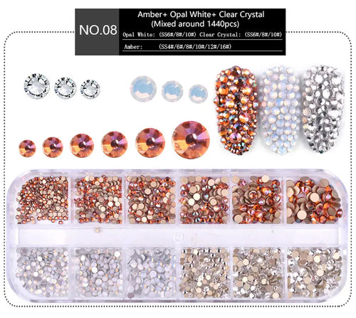Rhinestones for Nail Art Set 17