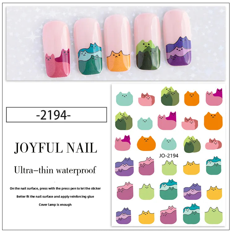 Joyful Nail Sticker Ultra Thin Waterproof - JO-2194