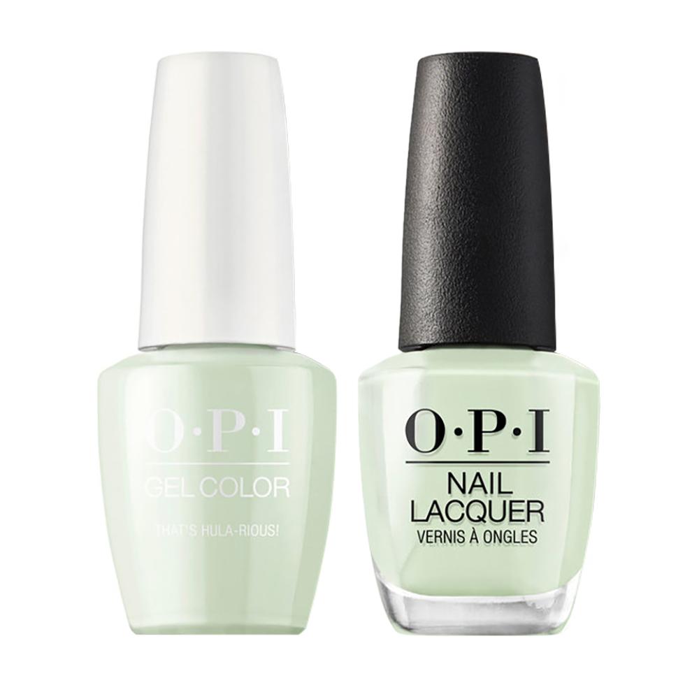 OPI Gel Nail Polish Duo - H65 That's Hula-rious! - Green Colors