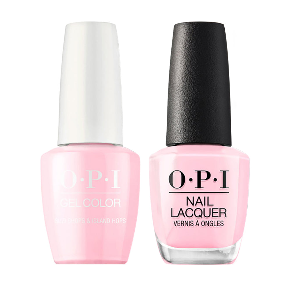 OPI Gel Nail Polish Duo - H71 Suzi Shops & Island Hops - Pink Colors