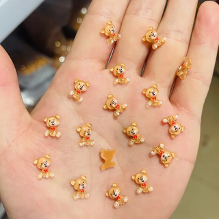 #182 Happy Teddy Nail Charm