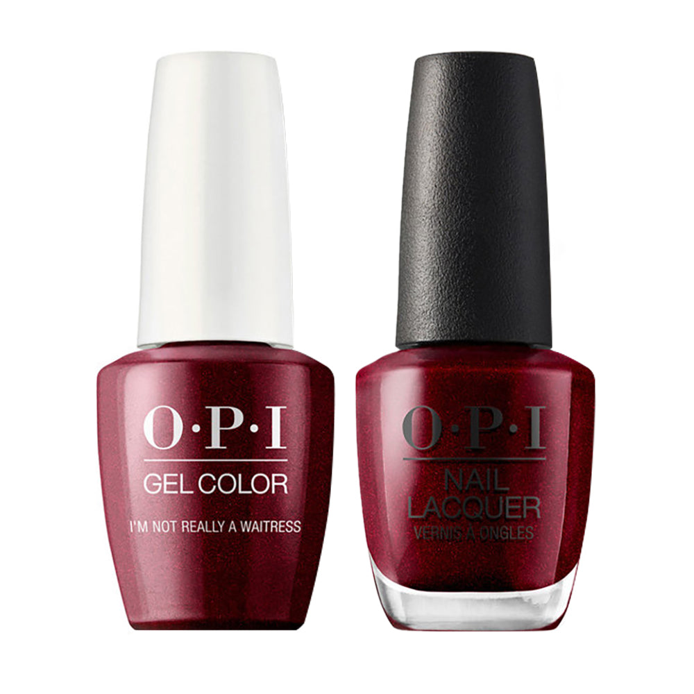 OPI Gel Nail Polish Duo - H08 I'm Not Really a Waitress - Red Colors