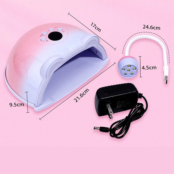 LED/UV Nail Lamps 48W HS-887 - Gray (PCS)