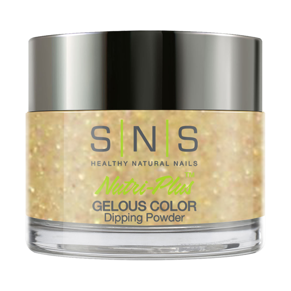  SNS Dipping Powder Nail - HD01 - Beige Glitter Neutral Colors by SNS sold by DTK Nail Supply