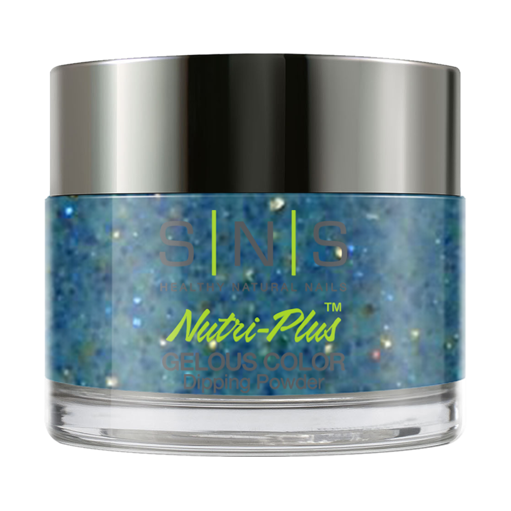  SNS Dipping Powder Nail - HD14 - Blue Glitter Colors by SNS sold by DTK Nail Supply