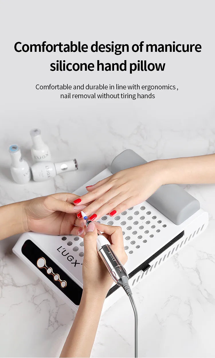 Lugx OEM/ODM Nail Salon Professional Portable Rechargeable Nail Dust Collector