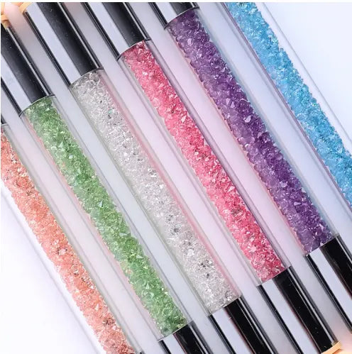 Two-Headed Sponge Pen Set With Extra 4 Replaceable Head