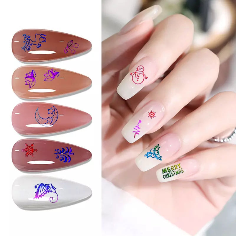  3D Winter Nail Art Stickers A038 by OTHER sold by DTK Nail Supply