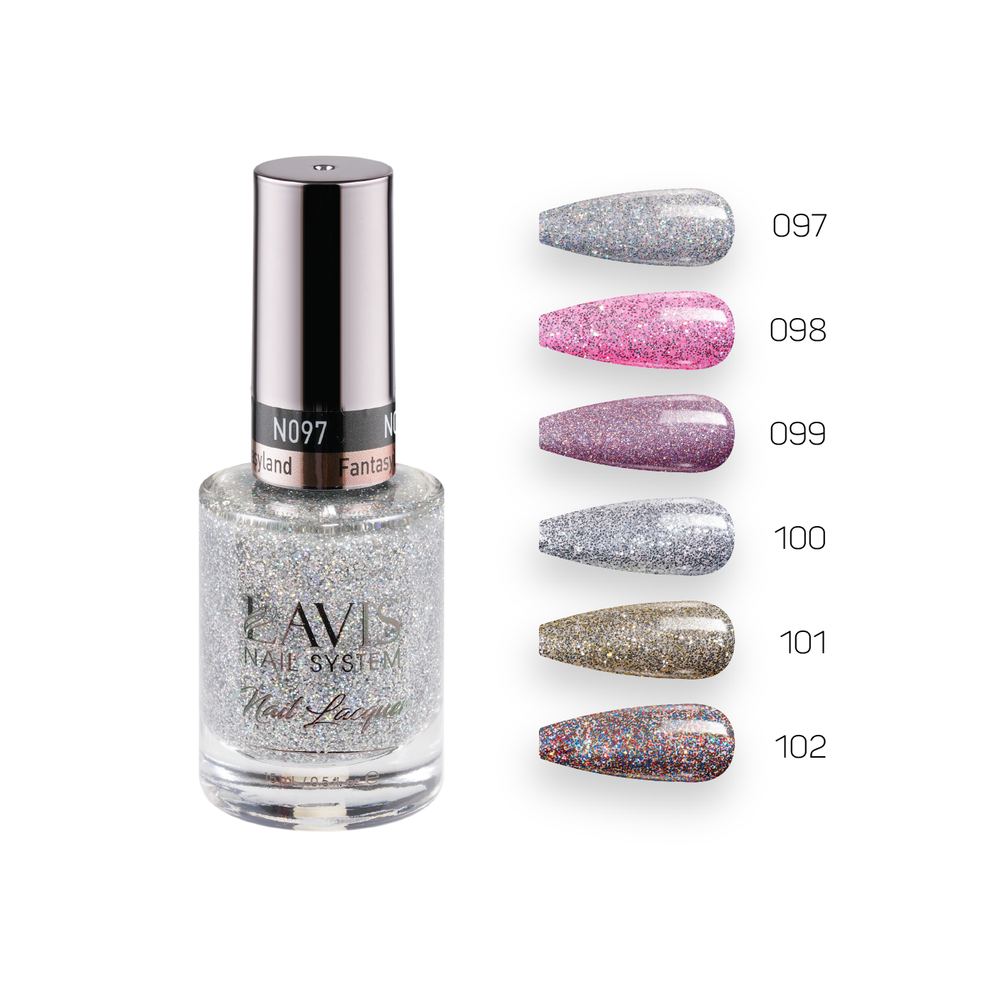 Lavis Healthy Nail Lacquer Holiday Fall Set N2 (6 colors) : 097, 098, 099, 100, 101, 102