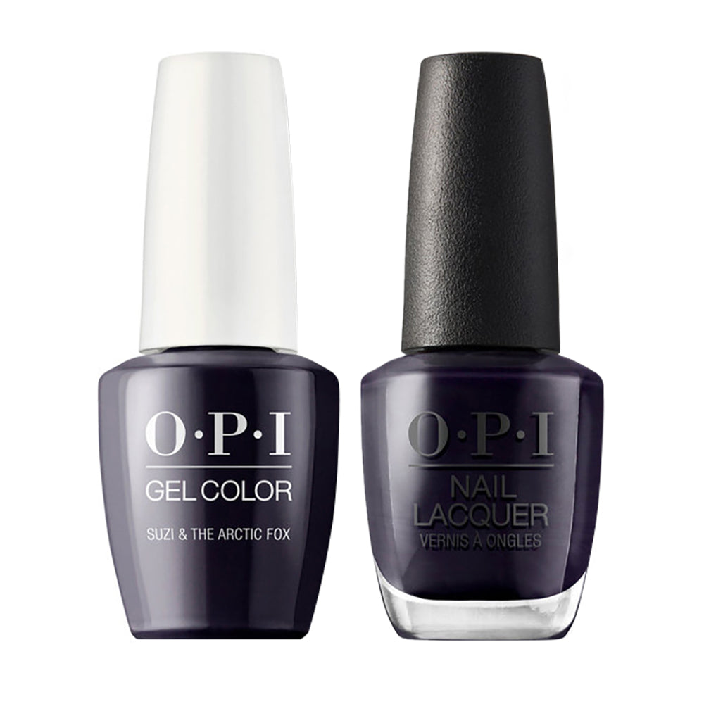 OPI Gel Nail Polish Duo - I56 Suzi & the Arctic Fox - Purple Colors