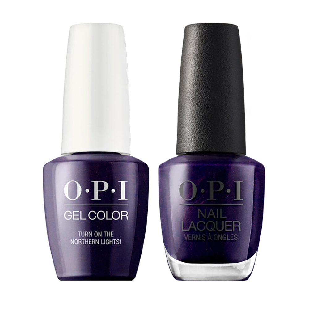 OPI Gel Nail Polish Duo - I57 Turn On the Northern Lights! - Purple Colors