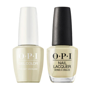 OPI Gel Nail Polish Duo - I58 This Isn't Greenland - Green Colors