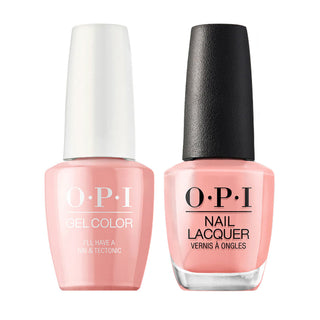 OPI Gel Nail Polish Duo - I61 I’ll Have a Gin & Tectonic - Orange Colors