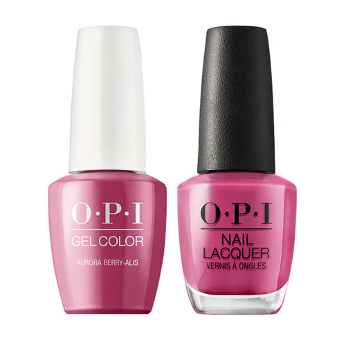 OPI Gel Nail Polish Duo - I64 Aurora Berry-alis - Pink Colors