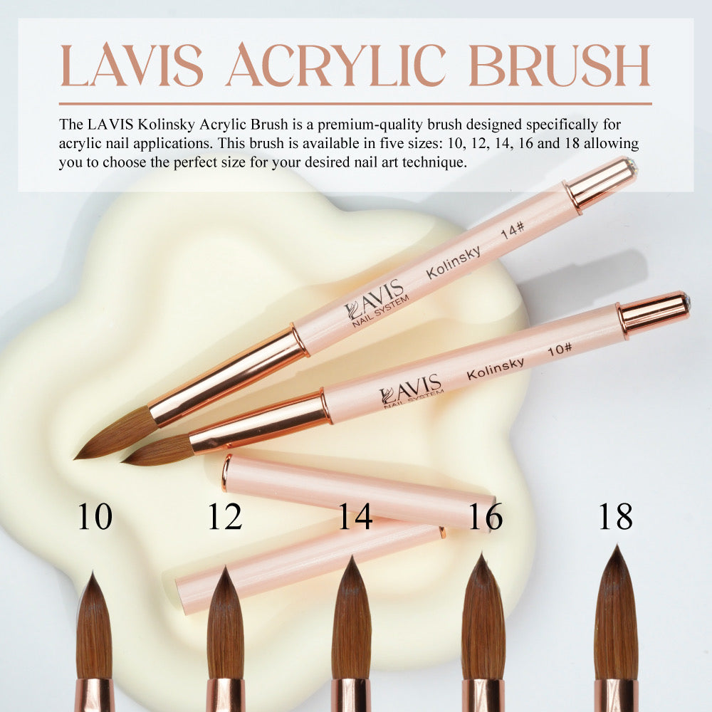 Lavis Kolinsky Acrylic Brush #12