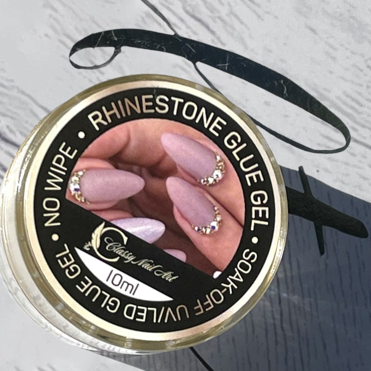 Classy Nail Art Rhinestones Glue Gel 10ml ND Nails Supply