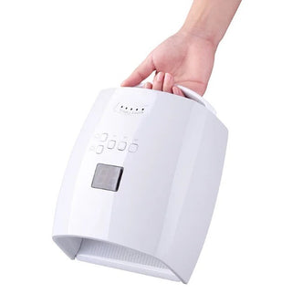 66W LED Nail Lamp With Handle White