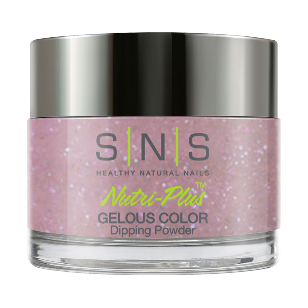  SNS Dipping Powder Nail - IS35 Lovely Girl - Glitter Gray Colors by SNS sold by DTK Nail Supply