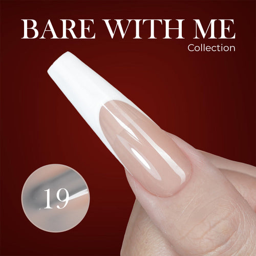 Jelly Gel Polish Colors - Lavis J03-19 - Bare With Me Collection