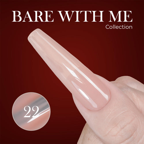 Jelly Gel Polish Colors - Lavis J03-22 - Bare With Me Collection