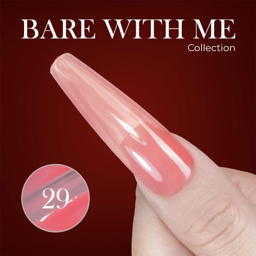 Jelly Gel Polish Colors - Lavis J03-29 - Bare With Me Collection